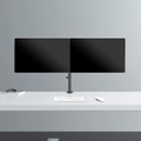 WALI (WL-M002) Soporte doble para 2 monitores LCD., Negro