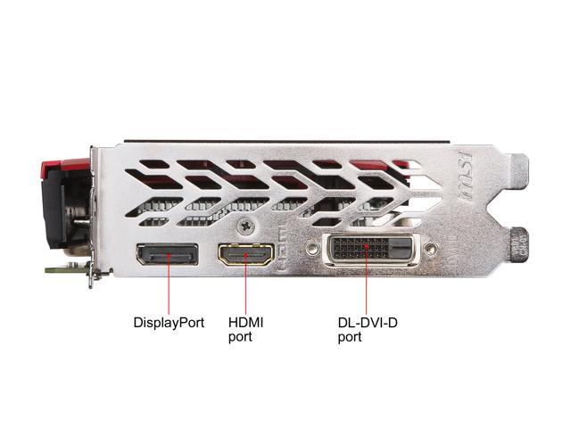 MSI Gaming GeForce GTX 1050 Ti 4GB GDDR5 PCI Express 3.0 x16 ATX Video Card GTX 1050 Ti GAMING X 4G