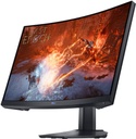 Dell - 24&quot; VA LED FHD Curved Gaming Monitor (HDMI 2.0, Display Port 1.2) - Black