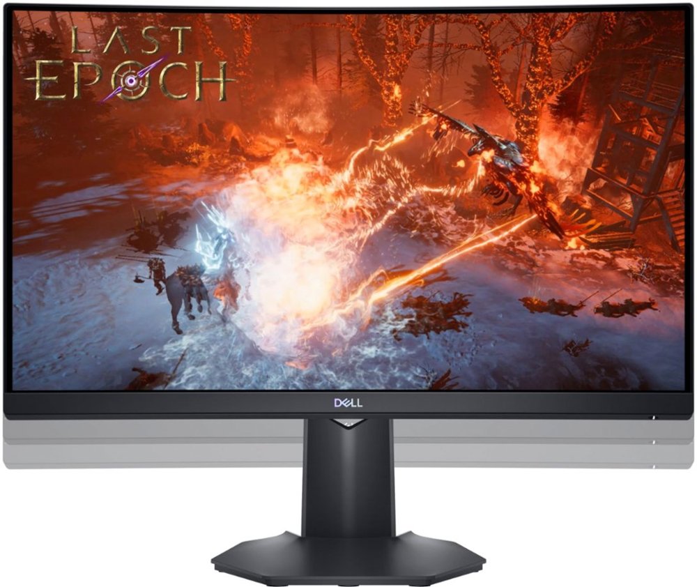 Dell - 24&quot; VA LED FHD Curved Gaming Monitor (HDMI 2.0, Display Port 1.2) - Black