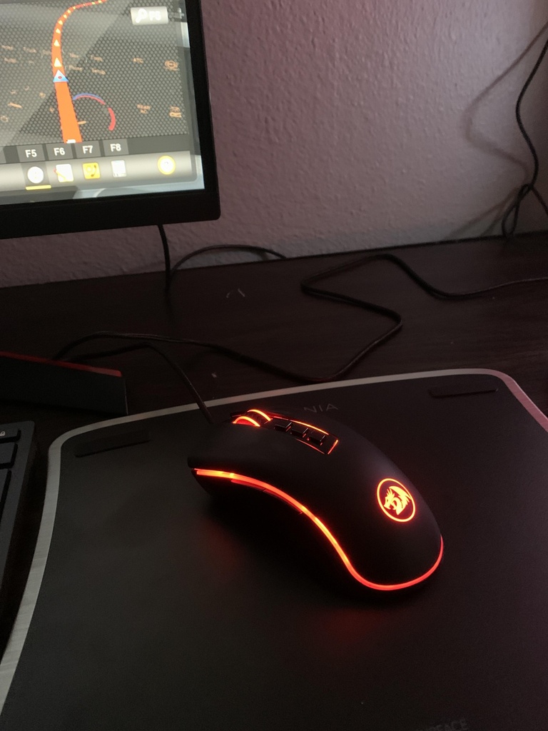 REDRAGON - COBRA M711 Wired Optical Gaming Mouse - Black