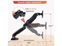 HUANUO Dual Arm Monitor Stand