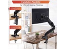 HUANUO Dual Arm Monitor Stand