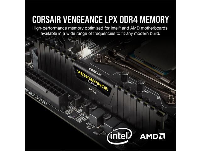 CORSAIR Vengeance LPX 32GB (2 x 16GB) DDR4 3200 (PC4 25600) Intel XMP 2.0 Desktop Memory Model CMK32GX4M2B3200C16