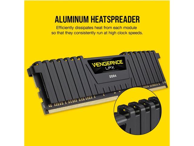 CORSAIR Vengeance LPX 32GB (2 x 16GB) DDR4 3200 (PC4 25600) Intel XMP 2.0 Desktop Memory Model CMK32GX4M2B3200C16