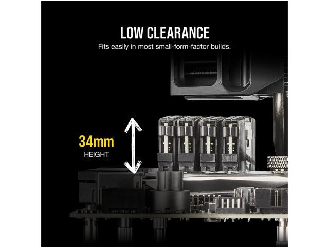 CORSAIR Vengeance LPX 32GB (2 x 16GB) DDR4 3200 (PC4 25600) Intel XMP 2.0 Desktop Memory Model CMK32GX4M2B3200C16
