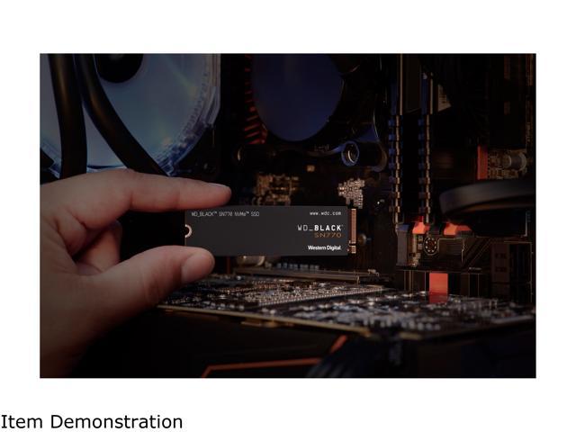Disco Solido SSD Western Digital WD_BLACK SN770 M.2 2280 1TB PCIe Gen4 16GT/s
