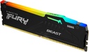 Kingston Fury Beast RGB 8GB 6000MT/s DDR5 CL40 DIMM Módulo único de memoria de escritorio KF560C40BBA-8