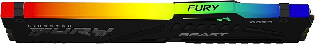 Kingston Fury Beast RGB 8GB 6000MT/s DDR5 CL40 DIMM Módulo único de memoria de escritorio KF560C40BBA-8