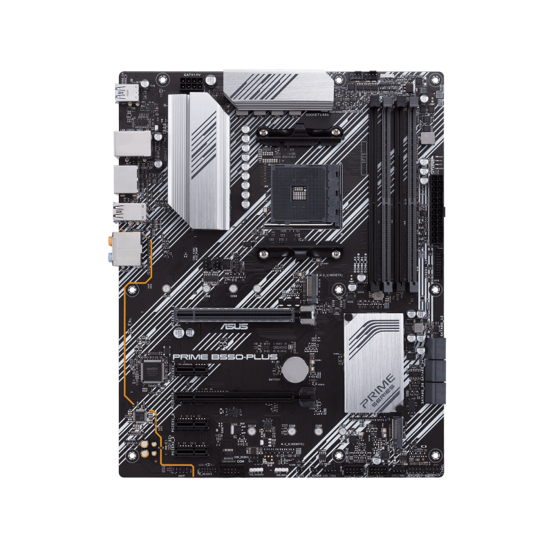 ASUS PRIME B550-PLUS AM4 AMD B550 SATA 6Gb/s USB 3.0 HDMI ATX AMD Motherboard