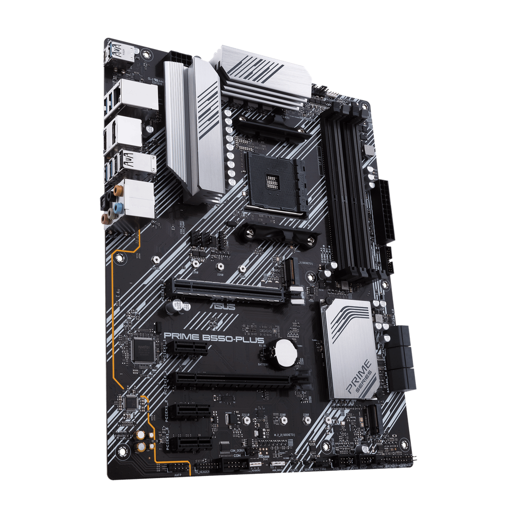 ASUS PRIME B550-PLUS AM4 AMD B550 SATA 6Gb/s USB 3.0 HDMI ATX AMD Motherboard