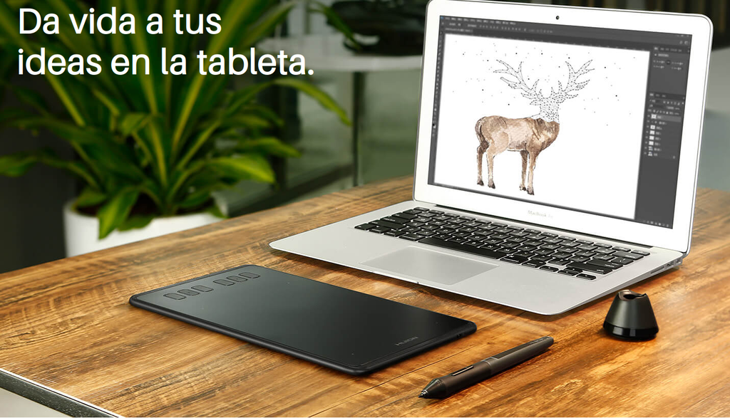 HUION Tablet de dibujo Inspiroy H640P