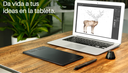 HUION Tablet de dibujo Inspiroy H640P