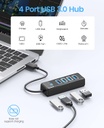 HUB 4-Port USB HUB 3.0, ORICO USB