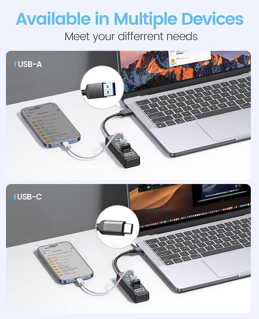 HUB 4-Port USB HUB 3.0, ORICO USB