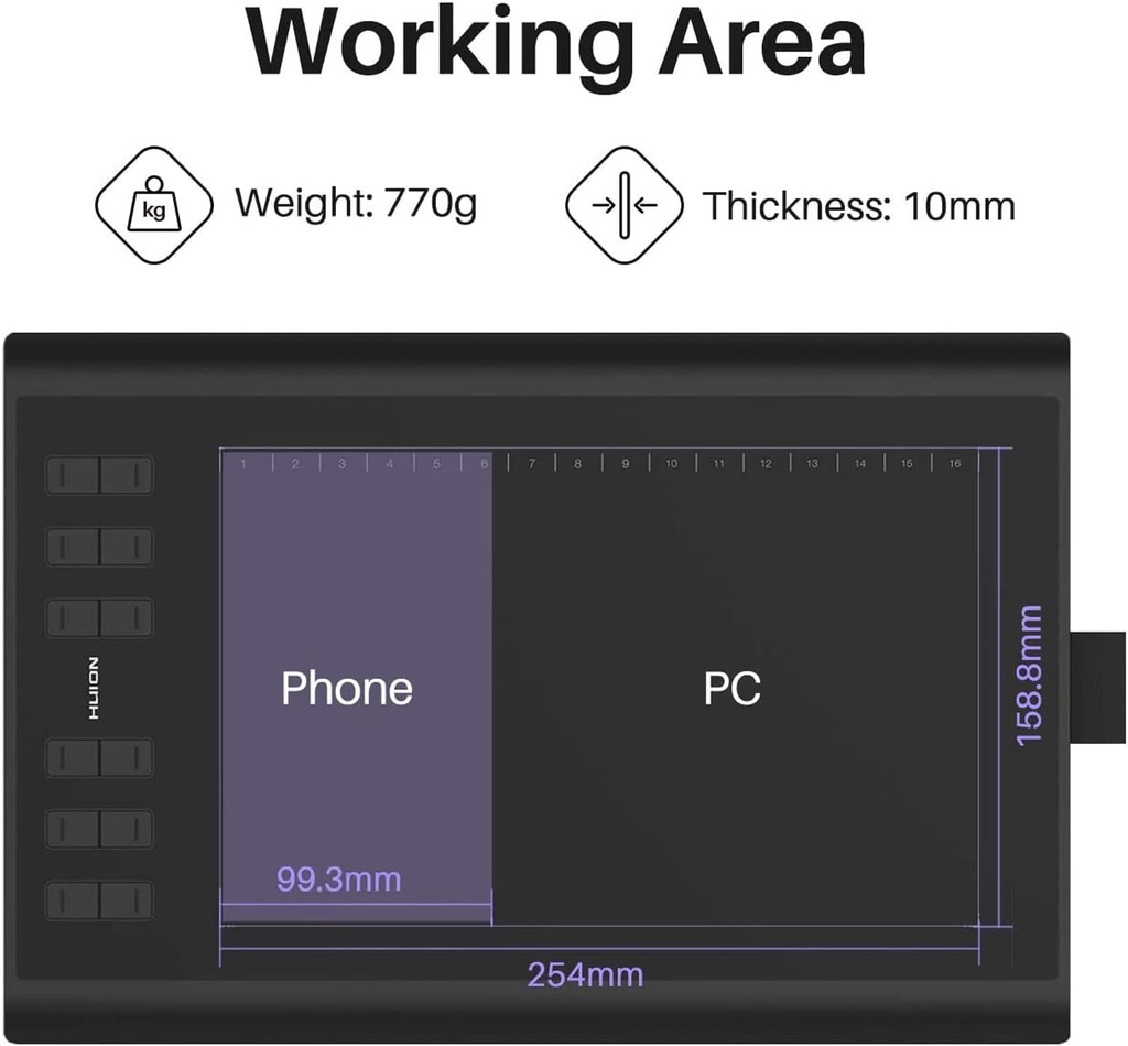 HUION Inspiroy H1060P 