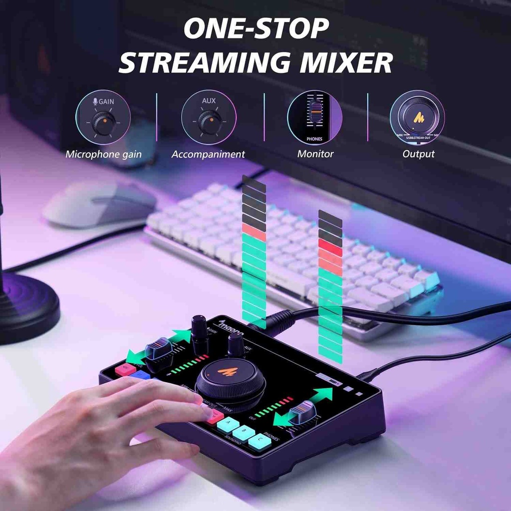 MAONO Streaming Audio Mixer