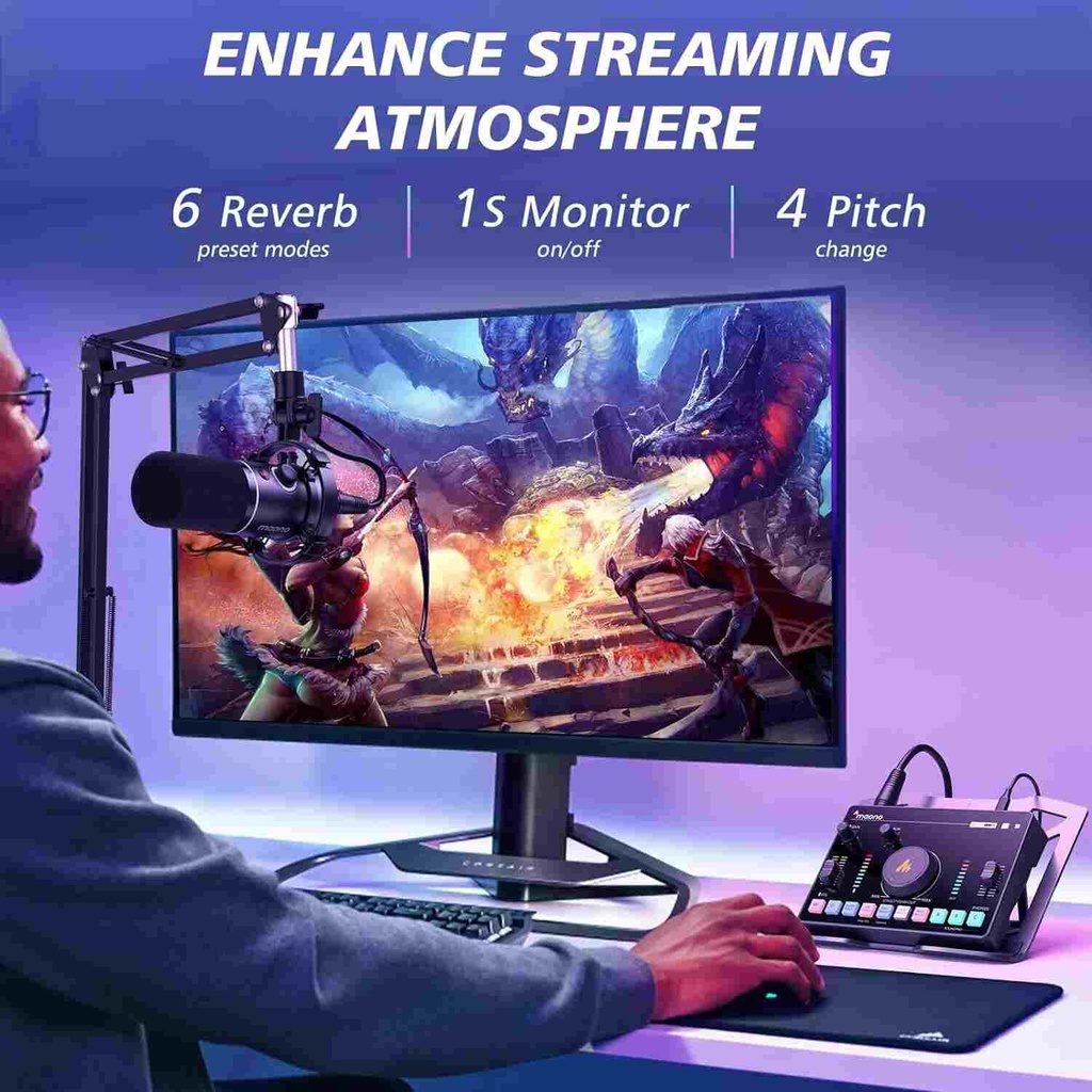 MAONO Streaming Audio Mixer