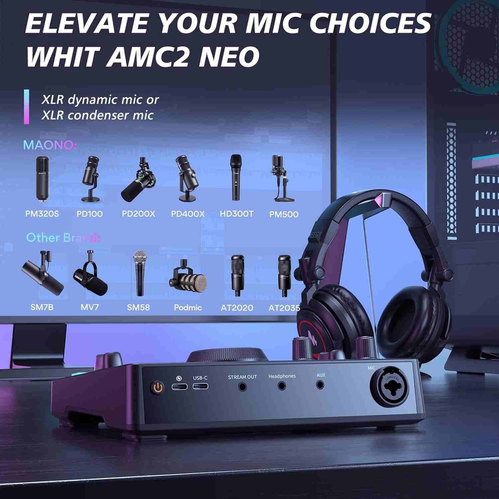 MAONO Streaming Audio Mixer