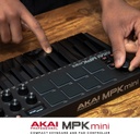 AKAI Professional MPK Mini MK3 - 25 Key USB MIDI Keyboard Controller With 8 Backlit Drum Pads, 8 Knobs and Music Production Software included (Black)
