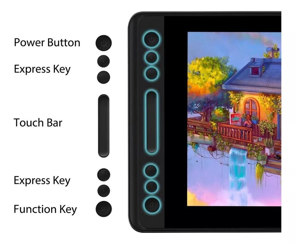 Tablet De Dibujo Grafico Huion Kamvas Pro 13