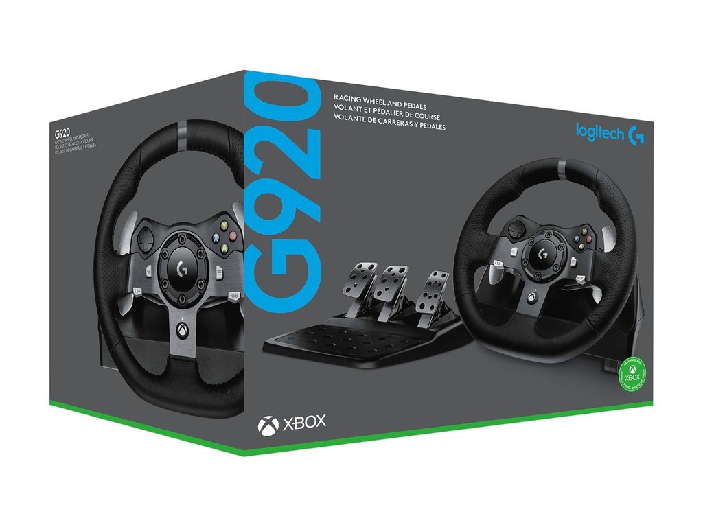 Logitech G920 Driving Force Racing Wheel for Xbox Series X|S, Xbox One and PC