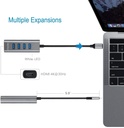 TWOPAN USB C Hub T1-H, 5-en-1