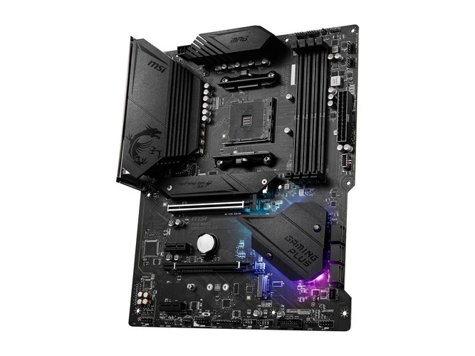 Tarjeta Madre MSI MPG B550 GAMING PLUS AM4 AMD B550 SATA 6Gb/s USB 3.0 ATX AMD Motherboard