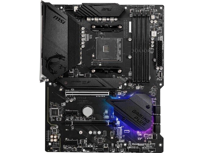 Tarjeta Madre MSI MPG B550 GAMING PLUS AM4 AMD B550 SATA 6Gb/s USB 3.0 ATX AMD Motherboard