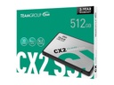 Team Group CX2 2.5&quot; 512GB SATA III 3D NAND Internal Solid State Drive (SSD) T253X6512G0C101
