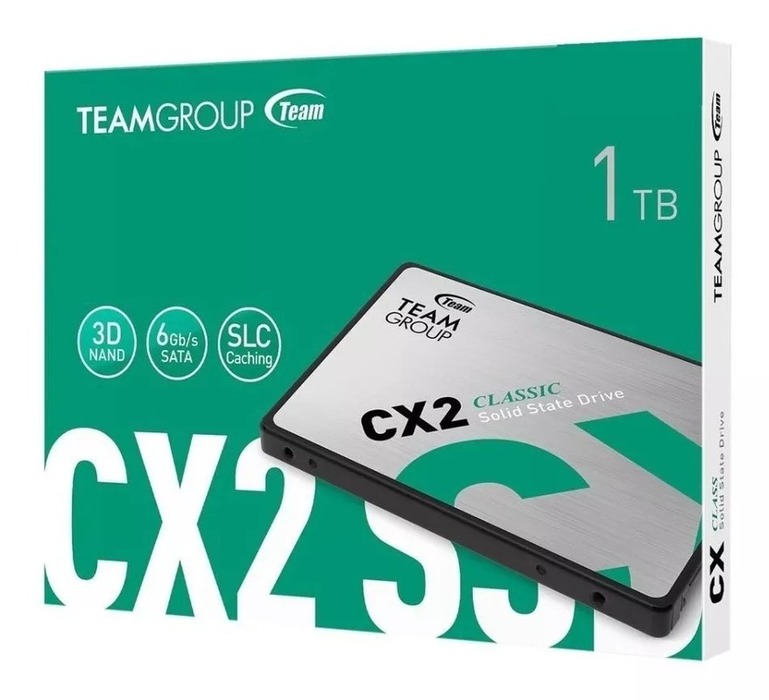 Disco SSD SATA Team Group CX2 2.5&quot; 1TB - T253X6001T0C101