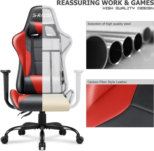 Silla Gamer Homall Roja (2991)