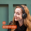 JBL Tune 510BT: Wireless On-Ear Headphones with Purebass Sound - Black
