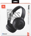 JBL Tune 510BT: Wireless On-Ear Headphones with Purebass Sound - Black