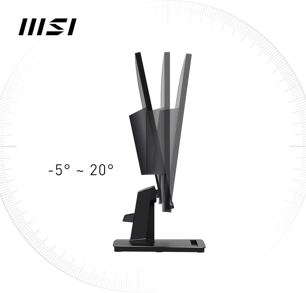 Monitor MSI PRO MP251 24.5-inch IPS 1920 x 1080, 100Hz, HDMI, VGA Port, VESA, Speaker, 1ms, Black