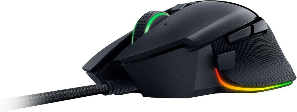 Razer Basilisk V3 - Ratón ergonómico personalizable para juegos: el interruptor de mouse para juegos más rápido - Iluminación Chroma RGB - Sensor óptico de 26K DPI - Negro clásico