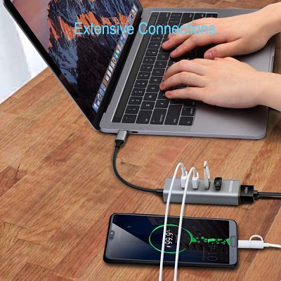 TWOPAN USB C Hub T1-H, 5-en-1
