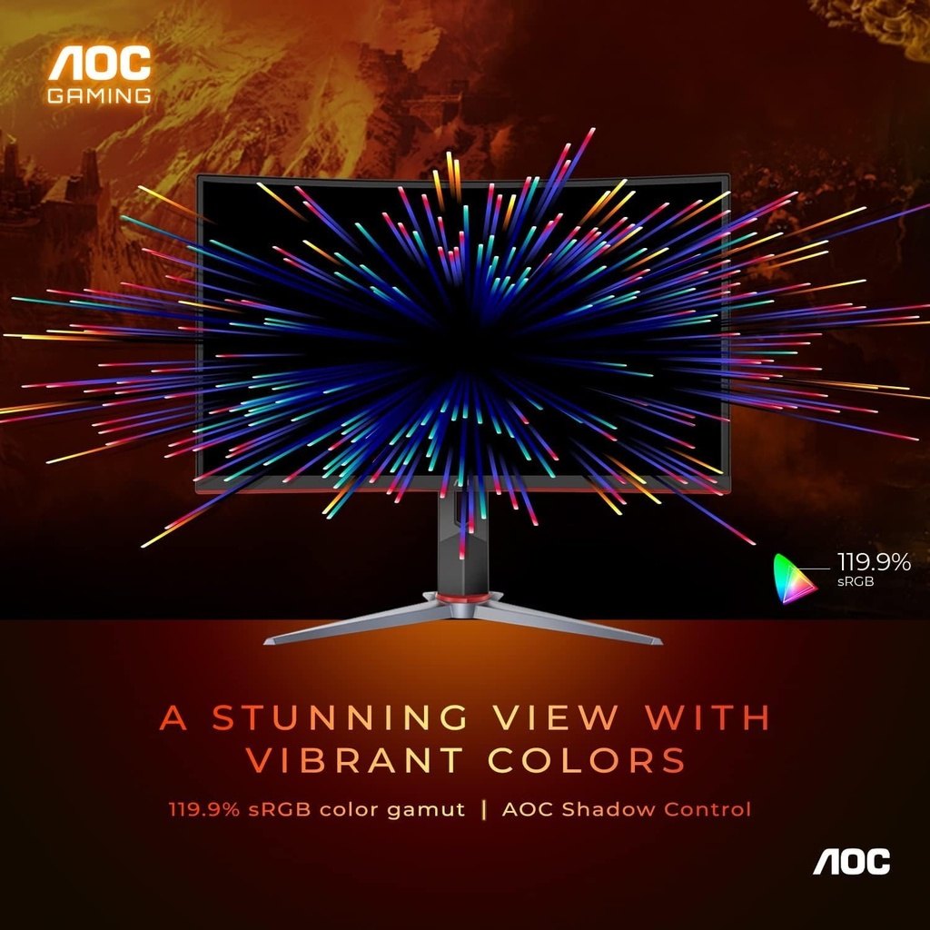 Monitor Curvo AOC Gaming C27G2Z – 27&quot; FullHD VA – 240Hz - 0.5ms