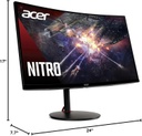 Monitor Curvo Acer Nitro XZ270 - 27&quot; Full HD VA – 240Hz - 1ms