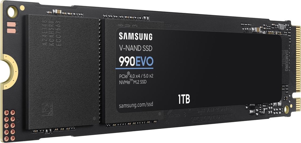 SAMSUNG 990 EVO SSD 1TB, PCIe Gen 4x4 | Gen 5x2 M.2 2280, Speeds Up-to 5,000MB/s, Upgrade Storage for PC/Laptops, HMB