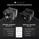 Thermalright Peerless Assassin 120 SE ARGB V2 CPU Air Cooler - 6 Heat Pipes AGHP GEN 5.0 Technology | 1850RPM PWM 120mm Fans, for Intel 1851/1700/115X/1200, AMD AM4/AM5 | Black