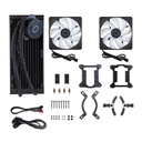 Cooler Master MasterLiquid 360L Core 360mm Close-Loop AIO Liquid Cooler, ARGB Sync, Gen S Coldplate Pump, 120mm PWM, CryoFuze 14W/mK, AMD Ryzen AM5/AM4, Intel LGA1700/1200 (MLW-D36M-A18PZ-R1) , Black