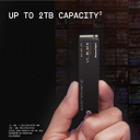 Western Digital WD_BLACK SN770 NVMe - Unidad interna de estado sólido SSD para juegos de 2 TB - Gen4 PCIe, M.2 2280, hasta 5,150 MB/s - WDS200T3X0E