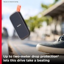 SanDisk SDSSDE30-1T00-G26 SSD portátil de 1 TB - Hasta 800 MB/s, USB-C, USB 3.2 Gen 2, firmware actualizado, unidad externa de estado sólido