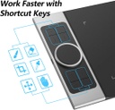 Tableta de dibujo ultrafina, XP PEN Deco Pro Medium 11 x 6 pulgadas con función de inclinación, lápiz capacitivo sin batería, ideal para enseñanza en línea, compatible con Windows 11/10/8/7, Mac iOS 10.10 o superior, Chromebook