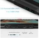 XPPen - Tableta de dibujo mejorada Artist13.3 Pro V2 con pantalla, 16384 Pen Pressure X3 Pro Stylus Pen Display, 99% sRGB Full Laminated AG Tablet gráfica con soporte, esfera roja, 8 teclas de acceso