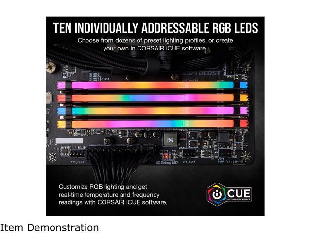CORSAIR Vengeance RGB Pro 32GB (2 x 16GB) 288-Pin DDR4 SDRAM DDR4 3200 (PC4 25600) Intel XMP 2.0 Desktop Memory Model