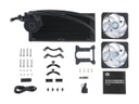 CoolerMaster MasterLiquid ML240L RGB V2, Close-Loop AIO CPU Liquid Cooler, 240 Radiator, Dual SickleFlow 120mm, RGB Lighting, 3rd Gen Dual Chamber Pump for AMD Ryzen/Intel LGA1200/1151
