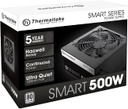 Fuente de Poder Thermaltake Smart - 500W - 80+ White