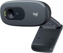Webcam Logitech C270 - (pantalla panorámica HD 720p, para videollamadas y grabaciones)